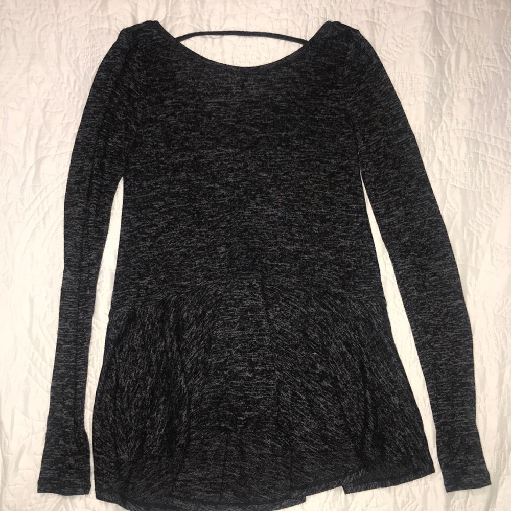 Long Sleeve Peplum Top